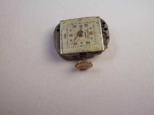 Sheffield Ladies Watch Movement 17 Jewels 16mm x 12mm COMPLETE AND RUNNING - Picture 10 of 13