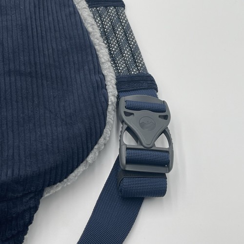 Kavu Rope Snug Sling Bag Fleece Gray Corduroy Boulder Blue Outdoors - Picture 4 of 4