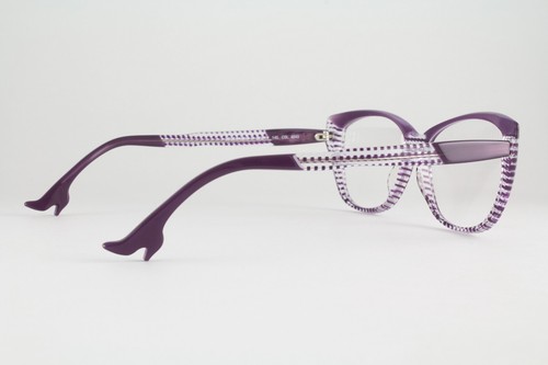 Authentic Face a Face BOCCA NIGHT 1 COL. 4043 56mm Crystal Purple Glasses Italy - Picture 3 of 5