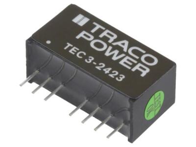 TEC 3-2423 Wandler: DC/DC 3W UEing: 18-36V UAusg: 15VDC UAusg2: -15VDC SIP8 TRAC