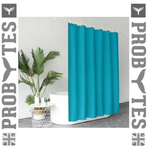 Shower Curtain Made of PEVA Water Repellent Mildew Resistant 180x180cm 71x71inch - Picture 13 of 118