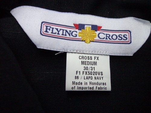 Flying Cross Hybrid Performance Patrol Shirt LAPD Navy Medium 30/31 NWT - Picture 5 of 10