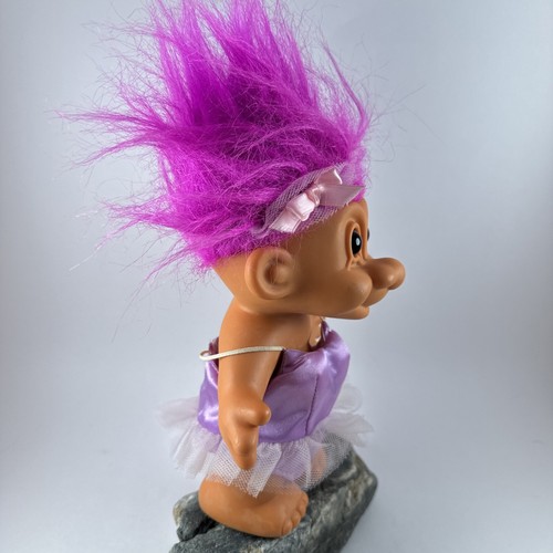 Muñeca Bailarina Russ Troll 8" Pelo Rosa Buen Estado - Imagen 2 de 14