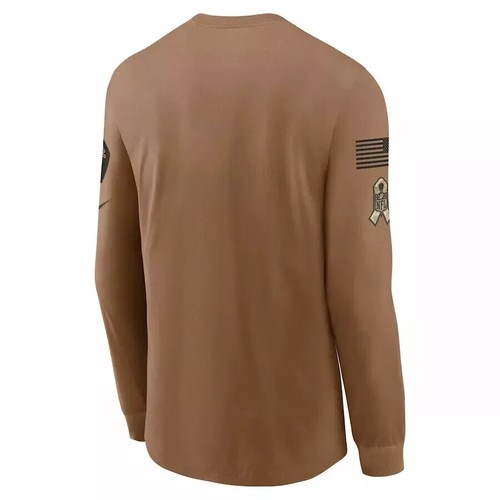 Detroit Lions Nike 2023 Salute To Service Long Sleeve T-Shirt Men's STS DET New - Picture 2 of 3