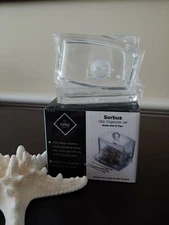 Sorbus Beauty Acrylic Qtip Organizer Jar Sealed New in Box  MSRP 39.99!