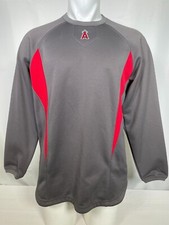 Los Angeles Angels MLB Majestic Therma Base Tech Fleece Sweatshirt Men's LARGE