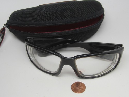 GAFAS WX WILEYX TRANSPARENTES + ESTUCHE NEGRAS USADAS - Imagen 4 de 5