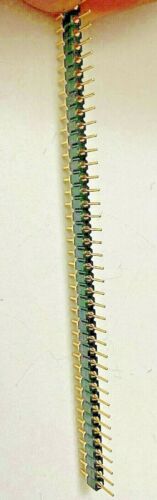 5 Stück Vergoldet 2,54 mm Stecker 40 Pin Einreihig Gerade Rund Stiftleisten - Bild 3 von 3