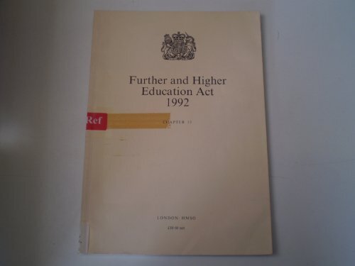 Further and Higher Education Act 1992: Elizabeth II. Chapter 13 - Picture 1 of 1