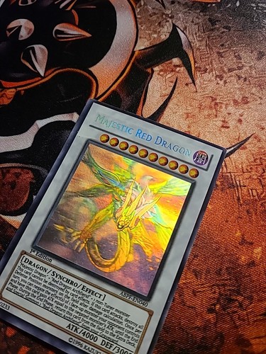 Yu-Gi-Oh! Absolute Powerforce Majestic Red Dragon ABPF-EN040 Ghost 1st Ed - Picture 2 of 7