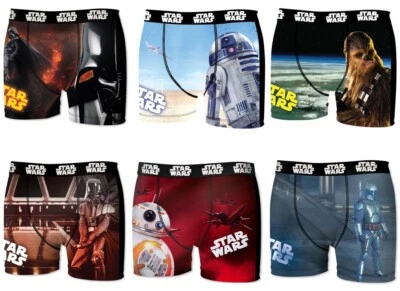DISNEY Star Wars Restposten 6|12|24 Stk. Herren Boxershorts, Baumwolle Gr. S-XXL