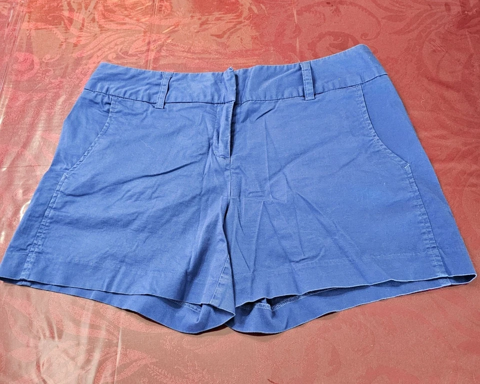 Pantalones Cortos Daisy Fuentes Mujer Azul Mezcla Algodón Talla 10 Informales Festival Verano Foto 3 de 4