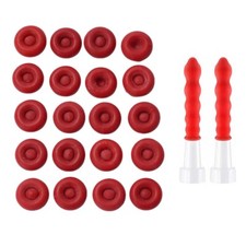 20*-Caulking Cap Rubber Nozzle Protective Sleeve Leak Proof Sleeve 7x7x4cm