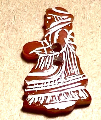 Nursery Rhyme OLD MOTHER HUBBARD Realistic Bakelite Button 1” MOTHER GOOSE - Picture 3 of 8