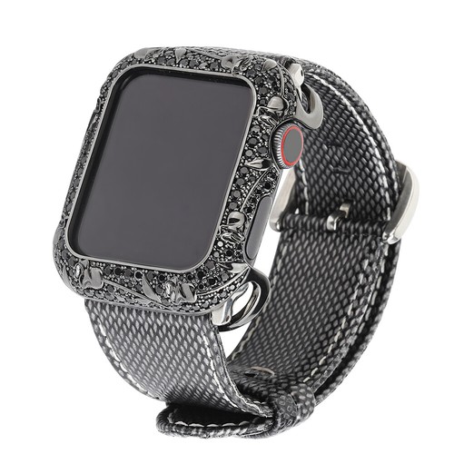 Luxry Metallrahmen Case Cover für Apple Watch 9 8 7 6 5 4 3 2 SE 42/40/44/41/45mm - Bild 6 von 29
