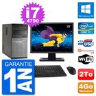 PC tour DELL 7020 Bildschirm 19 " Intel i7-4790 RAM 4Go Disc 2To Windows 10 Wifi