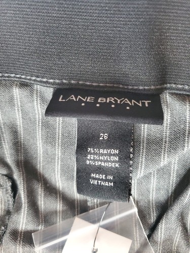 Lane Bryant Skinny No-Gap Elastic Waistband Dress Pants Size 26 New With Tags - Picture 2 of 15