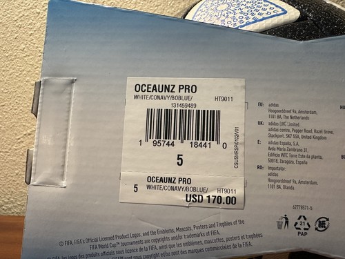 Adidas FIFA Women's World Cup 2023 Oceaunz Official Match Soccer Ball Size 5 NEW - Picture 7 of 7
