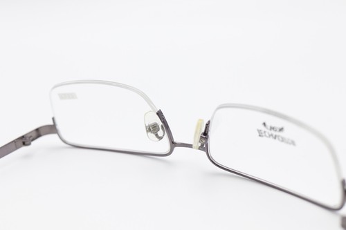 TECHNOlite Flex TLF 7001 Gunmetal 55-17-140 Half Rim Eyeglass Frames T137 - Picture 7 of 11