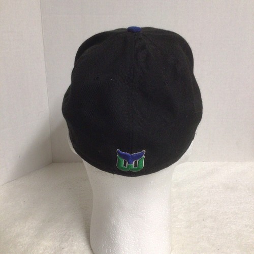 Vintage New Era Hartford Whalers 7 1/4 Wool Baseball Hat Fitted NHL Hockey USA - Picture 4 of 9