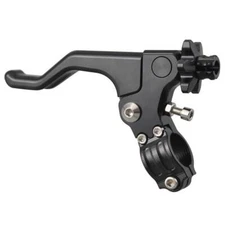 Black Performance CNC Short Stunt Cable Clutch Lever Billet Aluminum For Honda