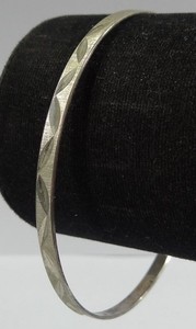 Art-Deco-European-German-Sterling-Silver-Bangle-Bracelet-Jewelry-Maker-s-Mark-HD