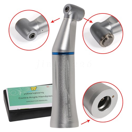 Dental Slow Low Speed Handpiece Push Contra Angle NSK Style Air Motor 4Holes - Picture 14 of 57