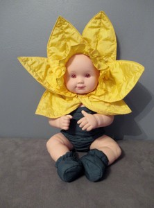 Grande Poupée/Poupon Anne GEDDES - Fleur Tournesol Haut 32 cm | eBay