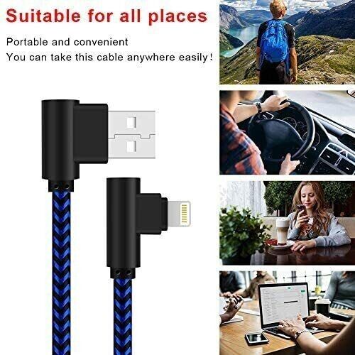 3 PACK 6ft Fast Charger Charging Cables For iPhone 14 13 12 11 X XR Plus Pro Max - Foto 7 di 16