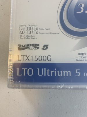 SONY LTX1500G LTO 5 Ultrium 1.5 TB / 3.0 TB Data Cartridge SONY LTX1500G LTO 5 Ultrium 1.5 TB / 3.0 TB Data Cartridge