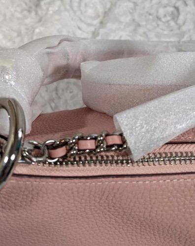 Bolso de Mano Coach MIA Cuero Rosa NUEVO - Imagen 5 de 7