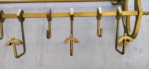 Rack Home décor French Luggage Rack Train Wall Mounted Rack vintage luxury - Picture 3 of 7