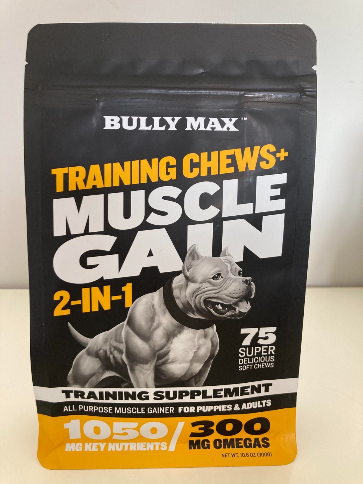 Bully Max Training Chews Muscle Gain 2-In-1 - 75 Soft Chews