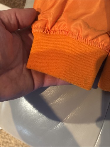 NICKELODEON MEMBERS ONLY HEY ARNOLD NY RACING ORANGE BLUE XL JACKET - Picture 8 of 17