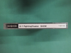 Sega Saturn - K-1 Fighting Illusion Show T-26113G. spine, etc. JAPAN. SS. 19579
