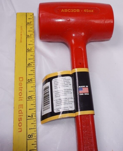 DEAD BLOW HAMMER MADE BY ABC HAMMER 45 Oz. HERE IN THE U.S.A. FREE SHIPPING!!! - Picture 2 of 5