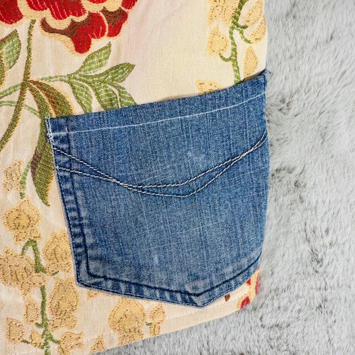 Vintage California Originals by Kathryn Jacket Quilted Jean Patchwork Fabric - Picture 4 of 12