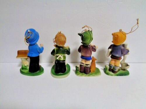 13 VINTAGE HUMMEL LIKE PLASTIC ORNAMENTS - Picture 2 of 10