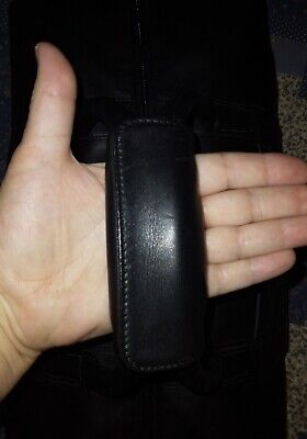 Vintage Coach 0502 Smooth Black Leather Brass Hrdwr XL Vintage Coach 0502 Smooth Black Leather Brass Hrdwr XL