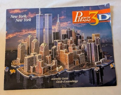 Wrebbit Puzz3D New York New York 3141pc 3D Puzzle Pre-9/11 Twin