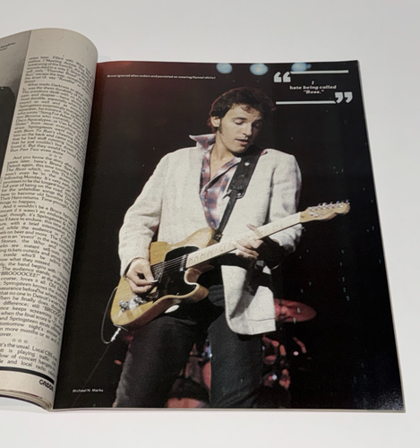Creem Magazine January 1981 Bruce Springsteen Pat Benatar Gary Numan David Bowie - Picture 5 of 8