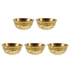  5 Pcs Chinesische Deko Schale Messing Schälchen Vintage Messingschale