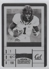 2017 Panini Contenders Draft Picks Printing Plate Black 1/1 Marvin Jones Jr jn3
