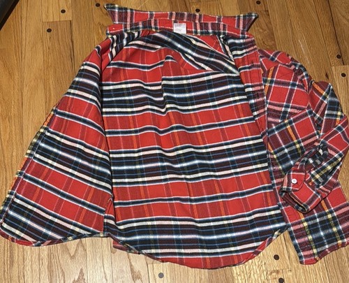 Vtg Big Mac Flannel Shirt Men's Medium 1960s Red Plaid Heavyweight - Picture 10 of 10