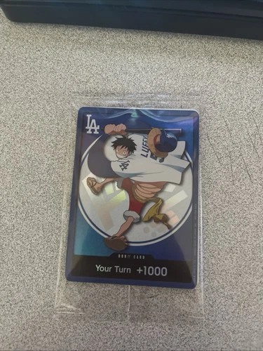 MONKEY D. LUFFY 2026 ONE PIECE x LOS ANGELES DODGERS DON PROMO CARD 07/02/2026