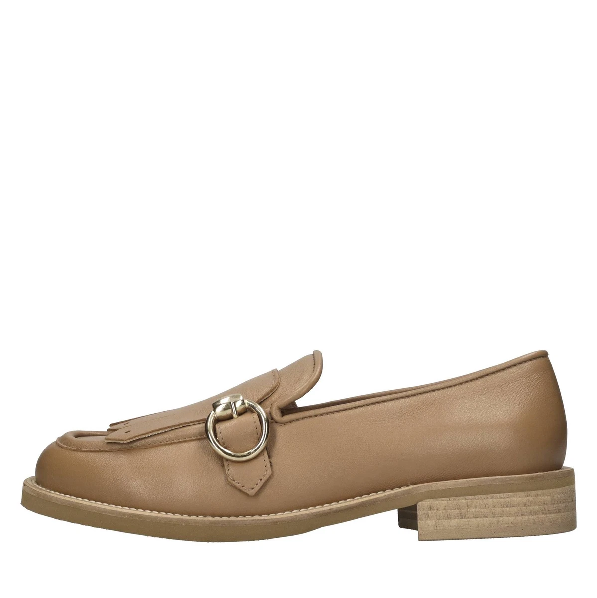 Valeria's 8563 Mocassini Donna Tacco Medio Marrone 40 Marrone