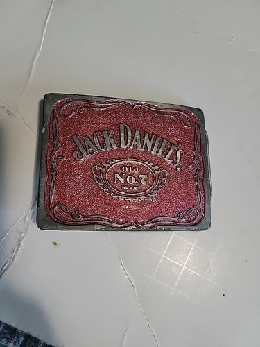 Jack Daniels No.7  Belt Buckle Pink  Enameled 2014     - Picture 1 of 5