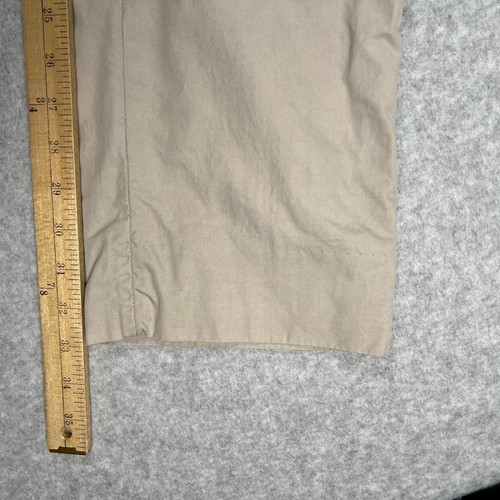 Brunello Cucinelli Straight Fit Pants Mens 52 Beige 34x33 Chino Cotton Italy - Picture 10 of 12