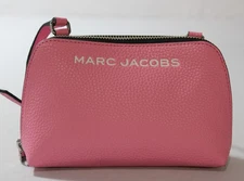 Marc Jacobs Women's Pebble Leather Crossbody Pouch BE5 Petal Pink One Size