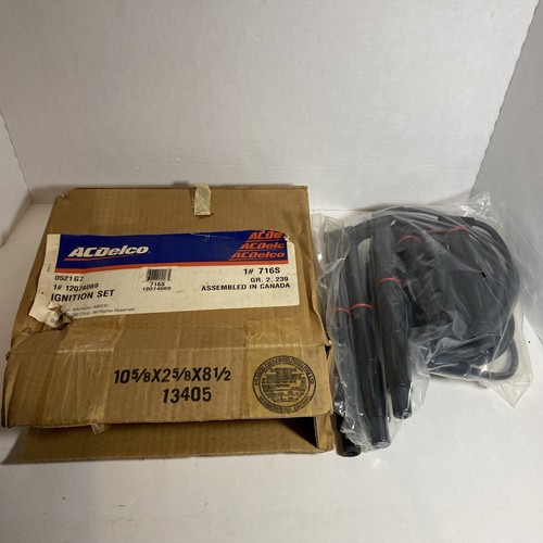 New AC Delco GM OEM 12074069 Spark Plug Wire Set 716S NOS